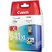 Canon CL-541XL Inkjet Cartridge High Yield 400pp 15ml Tri-Colour Ref 5226B005AA 4069865
