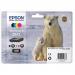 Epson 26XL Inkjet Cartridge Polar Bear HY Black/Cyan/Magenta/Yellow 41.3ml Ref C13T26364010 [Pack 4] 4070539