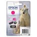 Epson 26XL Inkjet Cartridge Polar Bear High Yield Page Life 700pp 9.7ml Magenta Ref C13T26334012 4070541