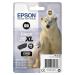 Epson 26XL Inkjet Cartridge Polar Bear High Yield Page Life 400pp 8.7ml Photo Black Ref C13T26314012 4070556