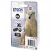 Epson 26XL Inkjet Cartridge Polar Bear High Yield Page Life 400pp 8.7ml Photo Black Ref C13T26314012 4070556
