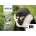 Epson T0895 InkjetCart Monkey Blk180pp 5.8mlCyan185ppMag185ppYell185pp 3.5ml Ref C13T08954010 [Pack 4] 4070876