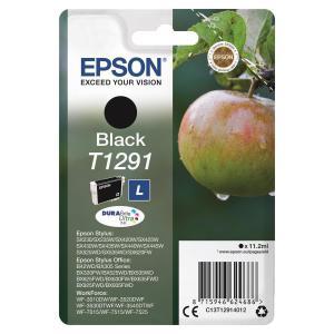 Click to view product details and reviews for Epson T1291 Inkjet Cartridge Apple L Page Life 380pp 112ml Black Ref.