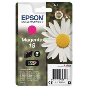 Click to view product details and reviews for Epson 18 Inkjet Cartridge Daisy Page Life 180pp 33ml Magenta Ref.