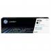 The picture shows a set of HP ink cartridges, specifically the HP 410A laser toner cartridge in black. The page life is 2300pp. The packaging is HP branded and labeled with the product code CF410A and 4071820.