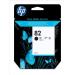 Hewlett Packard [HP] No.82 Inkjet Cartridge High Yield 3200pp 69ml Black Ref CH565A 4072260