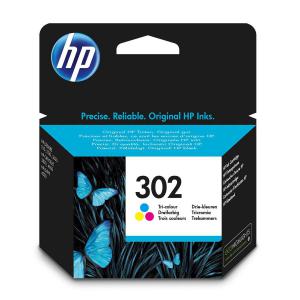 Hewlett Packard HP No.302 Ink Cartridge Page Life 165pp 4ml Tri-Colour