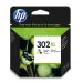 Hewlett Packard [HP] No.302XL Ink Cartridge High Yield 8ml Page Life 330pp Tri-Colour Ref F6U67AE 4073062