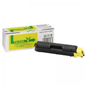 Click to view product details and reviews for Kyocera Tk 590y Laser Toner Cartridge Page Life 5000pp Yellow Ref.