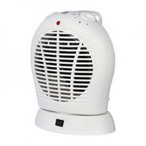 2kW Upright Oscillating Fan Heater with Thermostat 2 Heat Settings 1kW