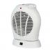 2kW Upright Oscillating Fan Heater with Thermostat 2 Heat Settings 1kW 2kW White Ref HG01168  4075145