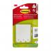 3M Command Picture Hanging Strips Adhesive Medium White Ref 17201-4PK [Pack 4] 4075372