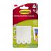 3M Command Picture Hanging Strips Adhesive Medium White Ref 17201-4PK [Pack 4] 4075372