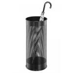 Durable Umbrella Stand Tubular Steel Perforated 28.5 Litre Capacity 280x635mm Black Ref 335001 4075648