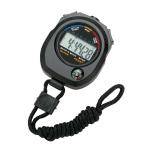 Stopwatch Water Resistant Battery Operated Black 4075726
