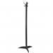 Acorn Alto Budget Coat Stand 3 Tough Hooks 110x85x1530mm Black Ref Alto Black 4075902