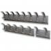 Acorn Hat and Coat Wall Rack with Concealed Fixings 8 Hooks 830x50x120mm Graphite Ref 319883 4076167