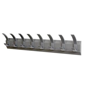 Image of Acorn Hat and Coat Wall Rack with Concealed Fixings 8 Hooks
