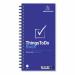 Challenge Planning Book Things to do Today Wirebound Perforated 115pp 280x141mm Ref 100080050 4076302