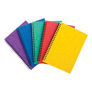 Notebook Sidebound Twin Wire 80gsm Ruled & Perforated 120pp A5