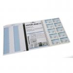 Durable Visitors Book Refill of 100 Duplicate Carbonless Badge Inserts W90xH60mm Ref 1464-65 4076356