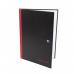 Black n Red Notebook Casebound 90gsm Smart Ruled 96pp A4 Ref 100080428 4076387