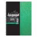 Silvine Notebook Twinwire Sidebound 75gsm Ruled Perf Punched 4 Holes 200pp A4+ Green Ref SPA4 [Pack 6] 4076413