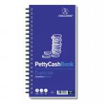 In the photo, you can see a Hamelin Accounts & Analysis Challenge Petty Cash Book. The book is wirebound and contains 200 sets in duplicate. It is 280x141mm in size. The pages are carbonless, allowing for easy transfer of information. A professional and organized design can be seen on the cover and throughout the book. Overall, the book appears to be a practical and efficient tool for managing petty cash transactions.