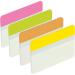 Post-it Index Filing Tabs Strong Flat 51x38mm Six Each of Pin/Lim/Ora/Yel Ref 686-PLOY [Pack 24] 4076506
