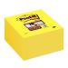 Post-it Super Sticky Note Cube Pad of 350 Sheets 76x76mm Yellow Ref 2028S 4076612