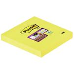 Post-it Super Sticky Removable Notes Pad 90 Sheets 76x76mm Yellow Ref 654S [Pack 12] 4076715