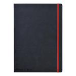 Black By Black n Red Business Journal Hard Cover Ruled and Numbered 144pp A4 Ref 400038675 4076770