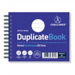 Challenge Duplicate Book Carbonless Wirebound Ruled 50 Sets 105x130mm Ref 100080427 [Pack 5] 4076789