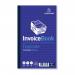 Challenge Duplicate Book Carbonless Invoice without VAT/tax 100 Sets 210x130mm Ref 100080526 [Pack 5] 4076791