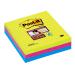 Post-it Super Sticky Removable Notes Pad 70 Sheets 100x100mm Ultra Assorted Ref 6753SS [Pack 3] 4076801