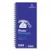 Challenge Telephone Message Book Wirebound Carbonless 320 Messages 305x141mm Ref 100080054 4077074