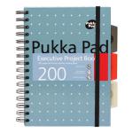 Pukka Pad Executive Project Book A5 Metallic Ref 6336-MET [Pack 3] 4077246