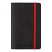 Black By Black n Red Business Journal Soft Cover Ruled and Numbered 144pp A6 Ref 400051205 4077279