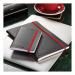 Black By Black n Red Business Journal Soft Cover Ruled and Numbered 144pp B5 Ref 400051203 4077486