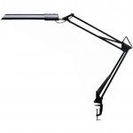 Unilux Swingo LED Desk Lamp Adjustable Arm 8W Max Height 650mm Base Diameter of 200mm Black Ref 400093838 4078065