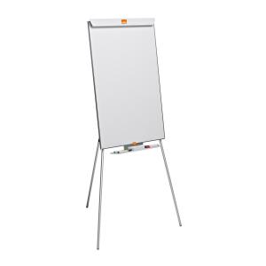 Image of Nobo Cls Melamine Tripod Easel Height-adjust Non-mag Brd Sz 690x1000mm