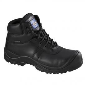 Rockfall Proman Boot Leather Waterproof 100% Non-Metallic Size 11 Black Ref PM4008-11 *5-7 Day Leadtime* 4084676