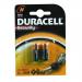 Duracell MN9100N Battery Alkaline for Camera Calculator or Pager 1.5V Ref 81223600 [Pack 2] 4085988