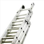 Aluminium Push Up Ladder 3 Section x 8 Rungs Capacity 150kg 4088050