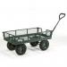 Platform Truck Toptruck Mesh Four Sided Capacity 250kg Pneumatic Wheels Green 4088107