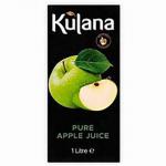 Kulana Pure Apple Juice Drink From Concentrate Carton 1 Litre x 12 Ref 471021 [Pack 12] 4088738
