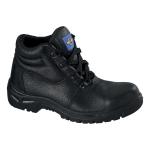 Chukka Boot Leather Steel Toecap & Midsole Size 4 Black Ref PM100 4 4092127