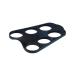 Cup Carry Tray Capacity 6 of 207ml or 266ml Cups PS Black [Pack 10] 4093069