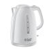 Russell Hobbs Textures Kettle 1.7L 3000W 360 Degrees Rotation Auto-off Safety Lid White Ref IG7105 4094103