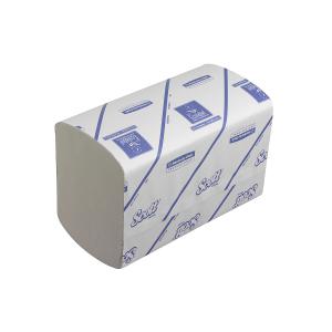 Image of Scott Xtra Hand Towels White 1 Ply 315x200mm 240 Towels per Sleeve